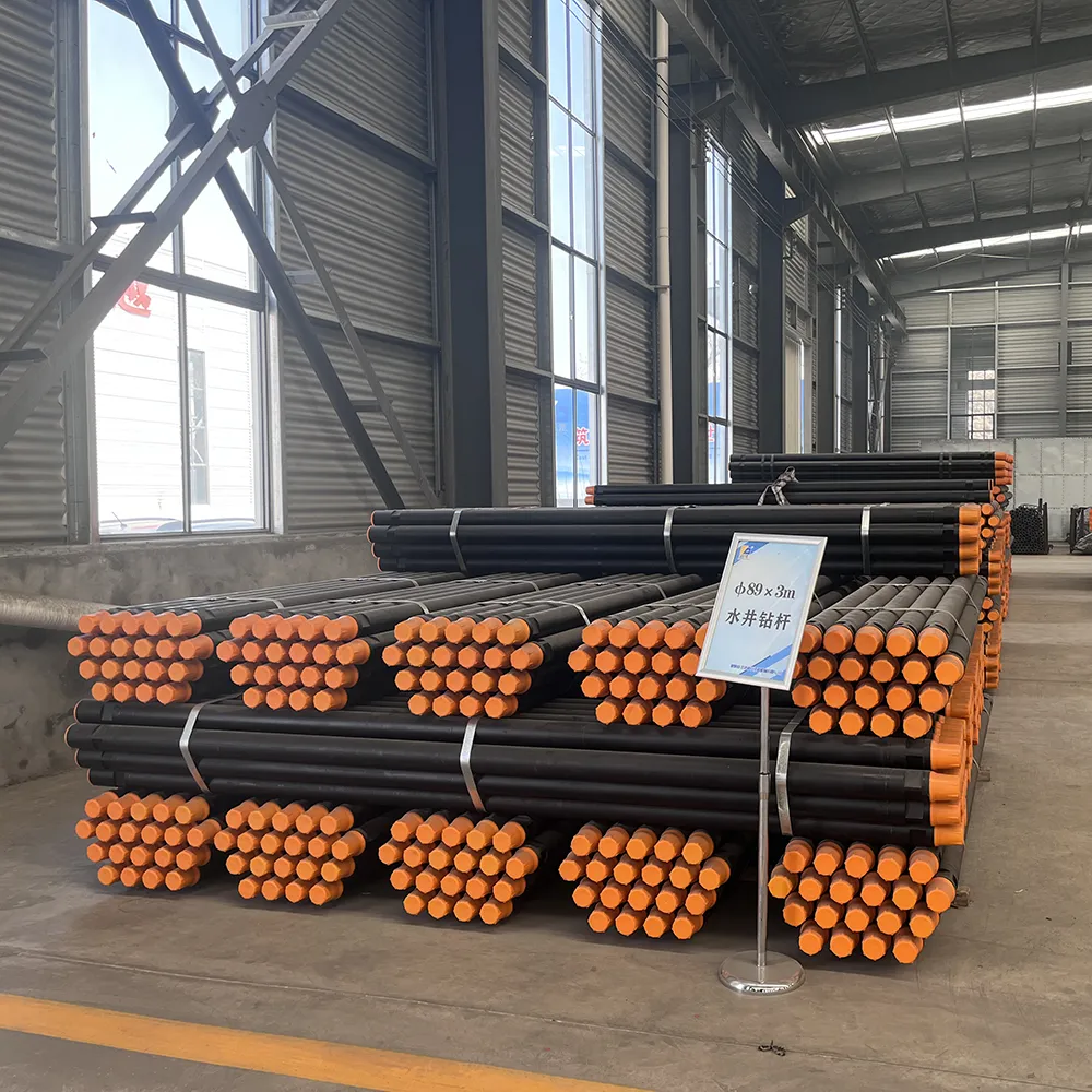 Longchao 3 inch drill pipe 1m 1.5m 2m 2.5 m 3m 4m 5m 6m Water Well Casing Pipe deep well drilling rod